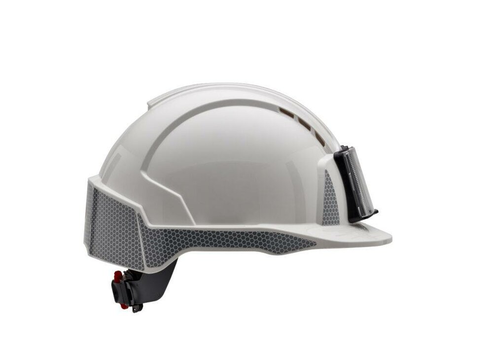 Schutzhelm "JSP EVOLite" weiß mit Kartenhalter