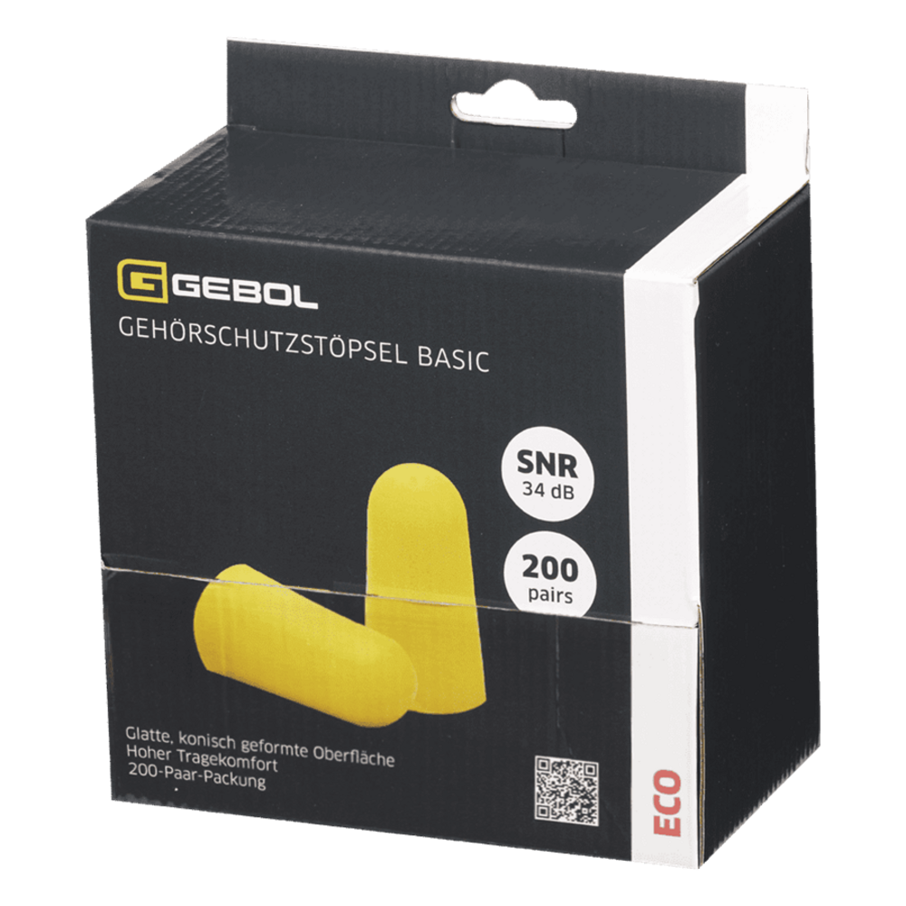 Gehörschutzstöpsel "Basic" 200 Stück/Box