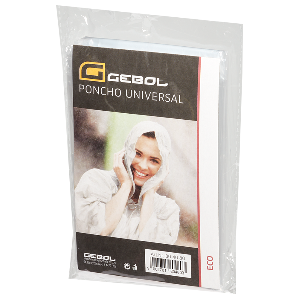 Poncho Universal, transparent, Einheitsgrösse