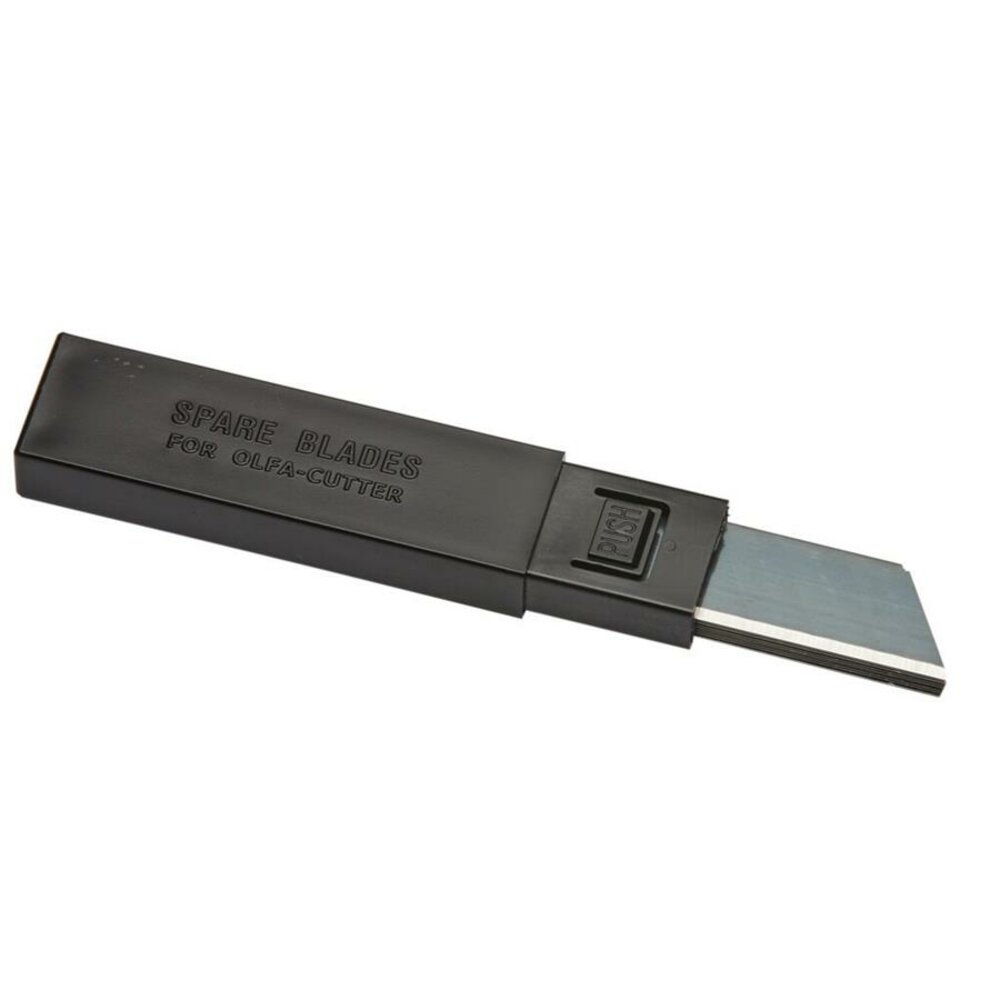 Olfa 18 mm, Excel Black Ersatzklingen LBB-10, 10 Klingen/Box
