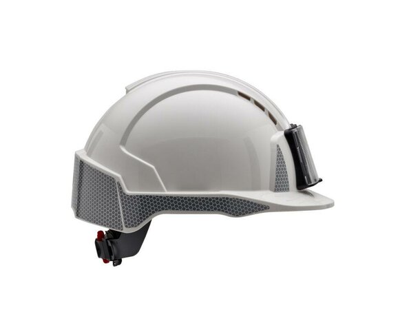 Schutzhelm "JSP EVOLite" weiß mit Kartenhalter