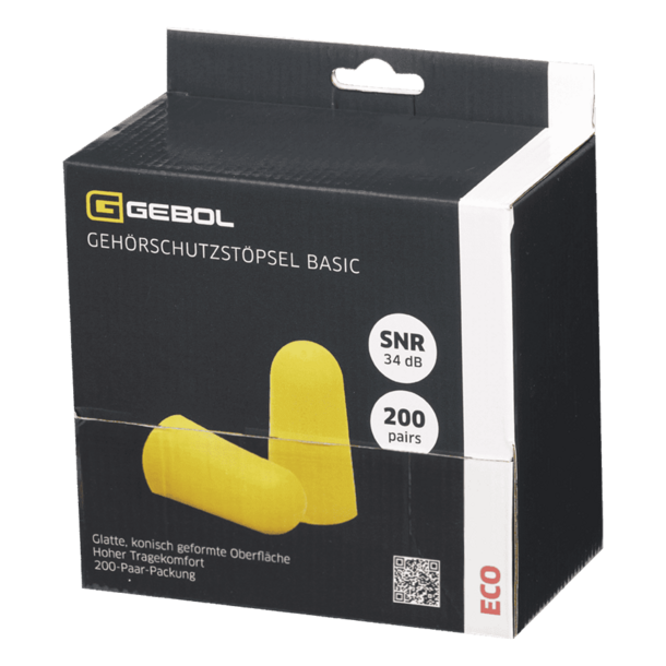 Gehörschutzstöpsel "Basic" 200 Stück/Box
