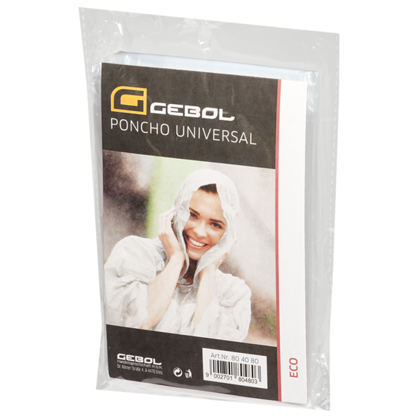 Poncho Universal, transparent, Einheitsgrösse