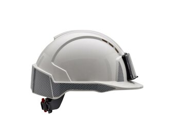 Schutzhelm "JSP EVOLite" weiß mit Kartenhalter